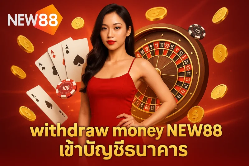 withdraw money NEW88 เข้าบัญชีธนาคาร