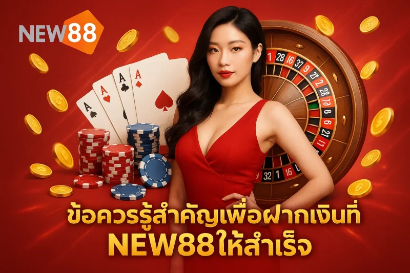 ข้อควรรู้สำคัญเพื่อฝากเงินที่ NEW88 ให้สำเร็จ