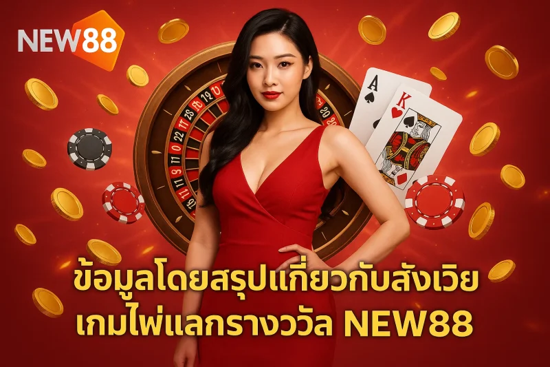 ข้อมูลโดยสรุปเกี่ยวกับสังเวียนเกมไพ่แลกรางวัล NEW88
