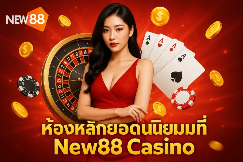 ห้องหลักยอดนิยมที่ New88 Casino
