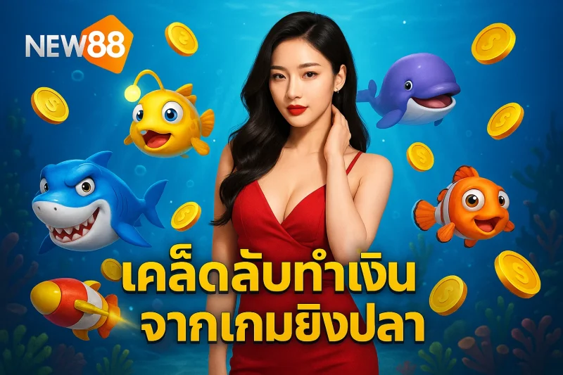 เคล็ดลับทำเงินจากเกมยิงปลา