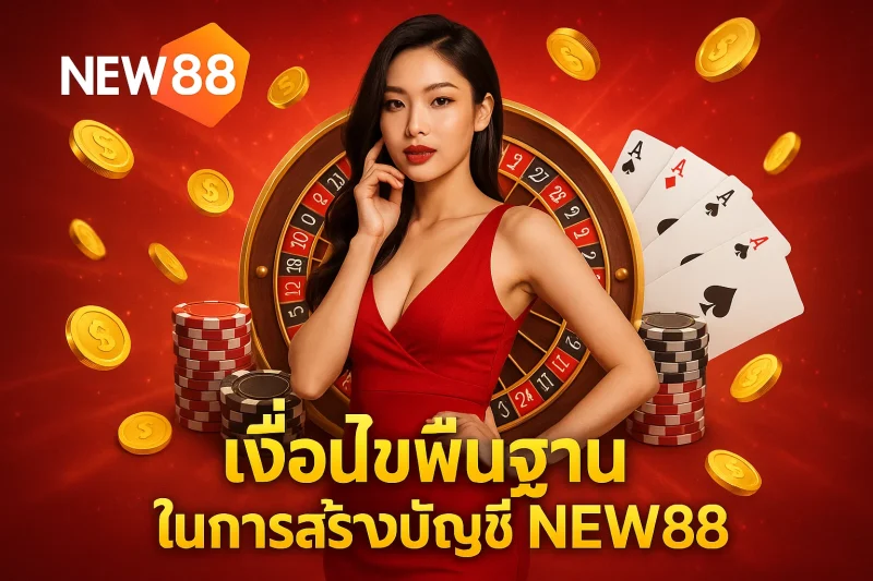 เงื่อนไขพื้นฐานในการสร้างบัญชี NEW88