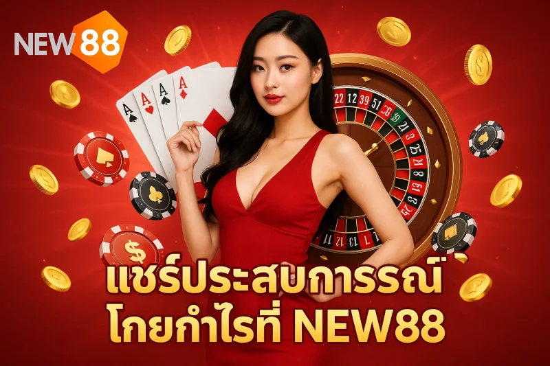 แชร์ประสบการณ์โกยกำไรที่ NEW88